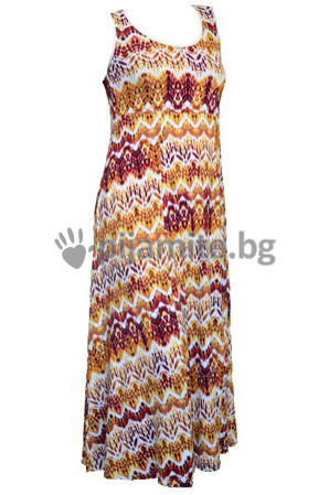 Морска колекция  Дамско Дамска, дълга рокля - разкроена 93661